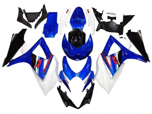 2005-2006 Suzuki GSXR 1000 Motorcycle Fairings - White Blue Black Red