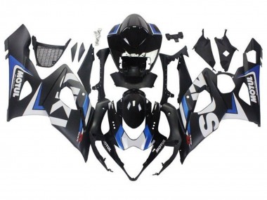 2005-2006 Suzuki GSXR 1000 Motorcycle Fairings - Matte Black Blue White