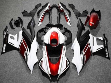2022-2024 Yamaha YZF R3/R25 Motorcycle Fairings - White Red Black