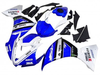 2009-2011 Yamaha YZF 1000 R1 Motorcycle Fairings - White Blue Black Green Monster IVECO Yamalube ENEOS