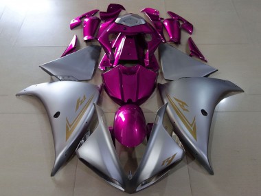 2009-2011 Yamaha YZF 1000 R1 Motorcycle Fairings - Silver Purple