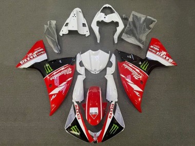 2009-2011 Yamaha YZF 1000 R1 Motorcycle Fairings - White Red Black Green Monster Milwaukee
