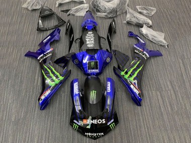 2015-2019 Yamaha YZF 1000 R1 Motorcycle Fairings - Blue Black Monster ENEOS