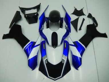 2015-2019 Yamaha YZF 1000 R1 Motorcycle Fairings - Blue White Black