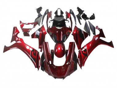 2020-2025 Yamaha YZF 1000 R1 Motorcycle Fairings - Red White Black Stripe