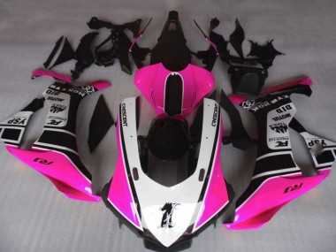 2020-2025 Yamaha YZF 1000 R1 Motorcycle Fairings - Pink White Glossy Black