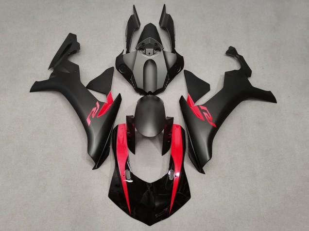 2020-2025 Yamaha YZF 1000 R1 Motorcycle Fairings - Glossy Black Matte Black Red