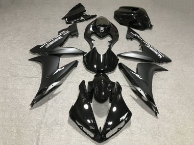 2004-2006 Yamaha YZF 1000 R1 Motorcycle Fairings - Glossy Black Matte Black