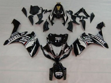 2007-2008 Yamaha YZF 1000 R1 Motorcycle Fairings - White Black Fiat
