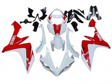 2007-2008 Yamaha YZF 1000 R1 Motorcycle Fairings - White Red
