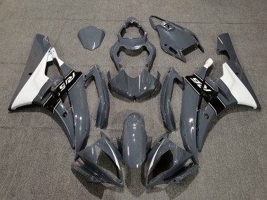 2006-2007 Yamaha YZF R6 Motorcycle Fairings - Nardo Grey White Black