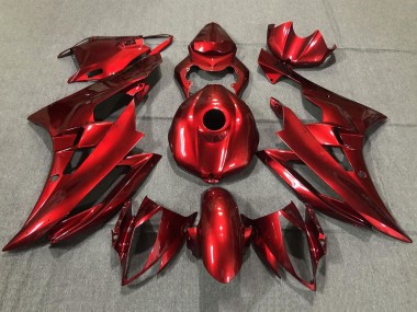 2006-2007 Yamaha YZF R6 Motorcycle Fairings - Red