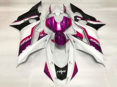 2017-2023 Yamaha YZF R6 Motorcycle Fairings - White Red Purple Black