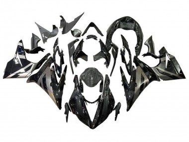 2013-2016 Triumph Daytona 675 Triple Motorcycle Fairings - Silver Glossy Black