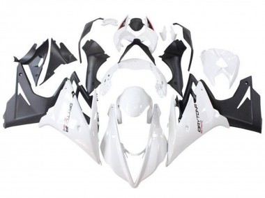 2013-2016 Triumph Daytona 675 Triple Motorcycle Fairings - White Matte Black