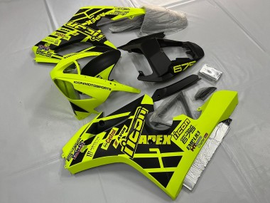 2006-2008 Triumph Daytona 675 Triple Motorcycle Fairings - Yellow Matte Black