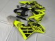 2006-2008 Triumph Daytona 675 Triple Motorcycle Fairings - Yellow Matte Black