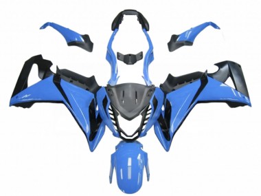2014-2016 Honda CBR650F Motorcycle Fairings - Sky Blue Black