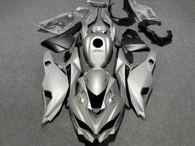 2019-2025 Kawasaki ZX4R ZX-4RR Motorcycle Fairings - Silver Black