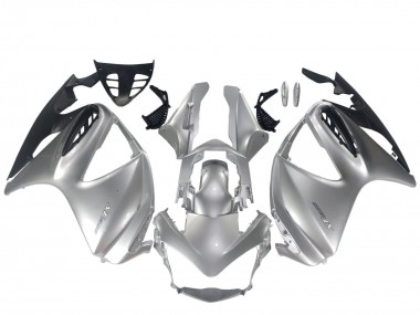 2002-2016 Honda ST1300 Motorcycle Fairing - Silver Matte Black