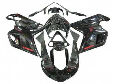 2007-2014 Ducati 1098 Motorcycle Fairings - Glossy Black