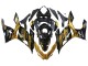2018-2024 Kawasaki EX400 Motorcycle Fairings - Gold Glossy Black