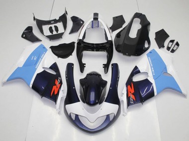 1998-2003 Suzuki TL1000R Motorcycle Fairings - White Light Blue Black