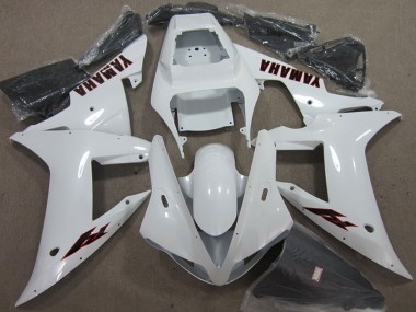 2002-2003 Yamaha YZF R1 Motorcycle Fairings - White