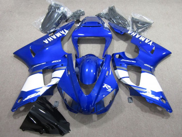 2009-2011 Yamaha YZF R1 Motorcycle Fairing - Blue White