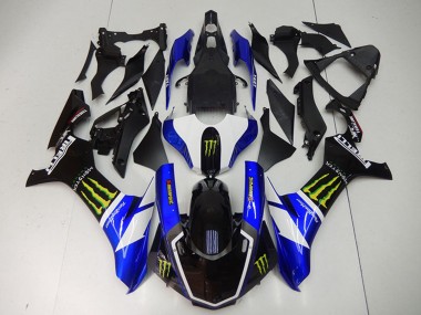2015-2019 Yamaha YZF R1 Motorcycle Fairings - Blue White Glossy Black Green Monster