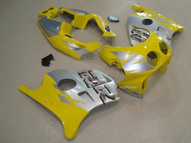 Online 1990-1998 Honda CBR250RR Fairings - Yellow Silver