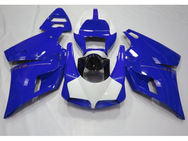 Online 1993-2005 Ducati 996 748 916 998 Fairings - Gloss Blue & White