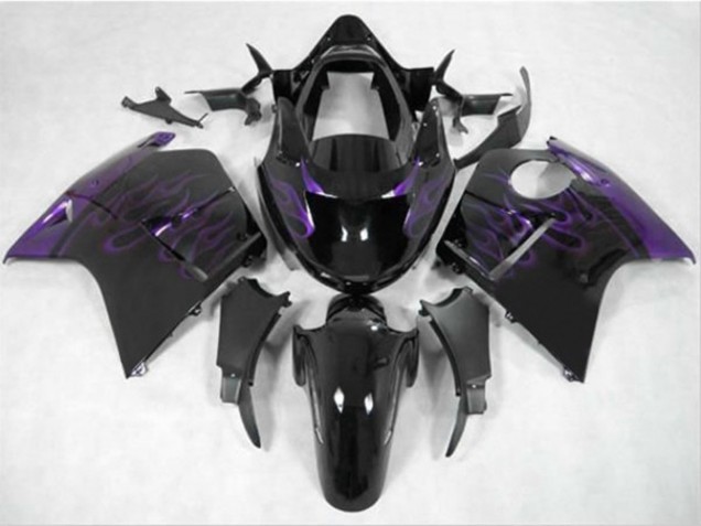 Online 1996-2007 Honda CBR1100XX Fairings - Dark Purple Flame Online 1996-2007 Honda CBR1100XX Fairings - Dark Purple Flame