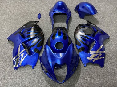 Online 1997-2007 Suzuki GSXR 1300 Fairings - Deep Blue and Black