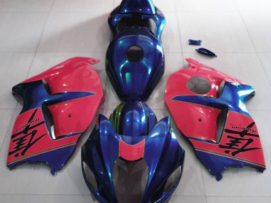 Online 1997-2007 Suzuki GSXR 1300 Fairings - Gloss Blue and Red