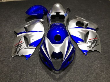 Online 1997-2007 Suzuki GSXR 1300 Fairings - Gloss Blue and Silver