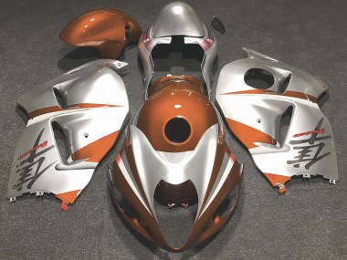 Online 1997-2007 Suzuki GSXR 1300 Fairings - Gloss Orange and Silver