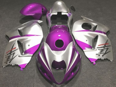 Online 1997-2007 Suzuki GSXR 1300 Fairings - Gloss Pink and Silver