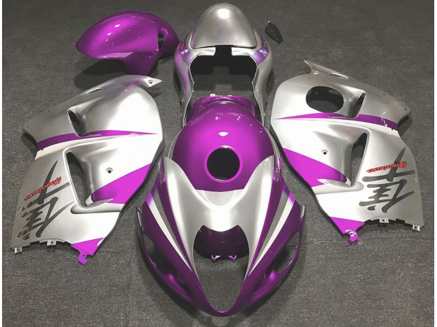 Online 1997-2007 Suzuki GSXR 1300 Fairings - Gloss Pink and Silver