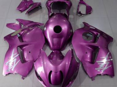 Online 1997-2007 Suzuki GSXR 1300 Fairings - Gloss Pink & Silver Logo