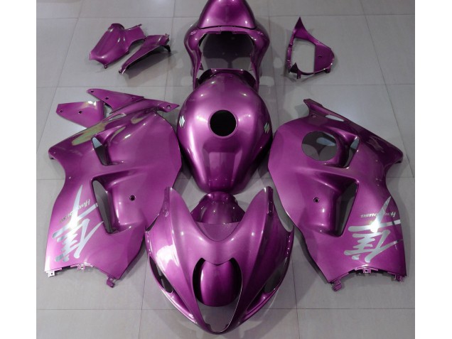 Online 1997-2007 Suzuki GSXR 1300 Fairings - Gloss Pink & Silver Logo