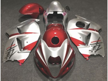 Online 1997-2007 Suzuki GSXR 1300 Fairings - Gloss Red and Silver