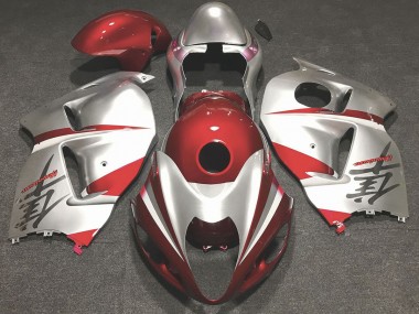 Online 1997-2007 Suzuki GSXR 1300 Fairings - Gloss Red and Silver