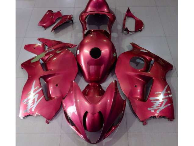 Online 1997-2007 Suzuki GSXR 1300 Fairings - Gloss Red & Silver Logo Online 1997-2007 Suzuki GSXR 1300 Fairings - Gloss Red & Silver Logo