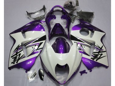Online 1997-2007 Suzuki GSXR 1300 Fairings - Gloss White & Purple