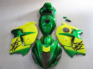 Online 1997-2007 Suzuki GSXR 1300 Fairings - Green and Yellow