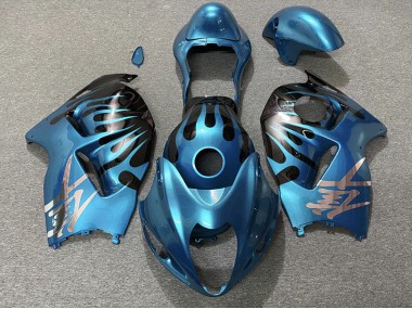 Online 1997-2007 Suzuki GSXR 1300 Fairings - Sky Blue and Black