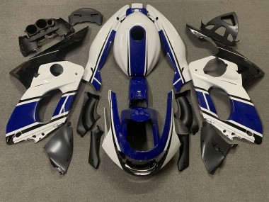 Online 1998-2007 Yamaha YZF600 Fairings - Dark Blue and white
