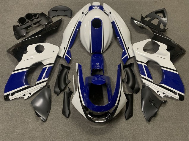 Online 1998-2007 Yamaha YZF600 Fairings - Dark Blue and white Online 1998-2007 Yamaha YZF600 Fairings - Dark Blue and white