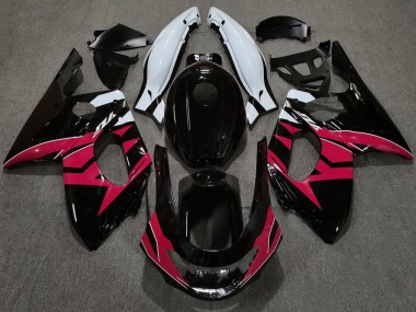 Online 1998-2007 Yamaha YZF600 Fairings - Gloss Black Red and White